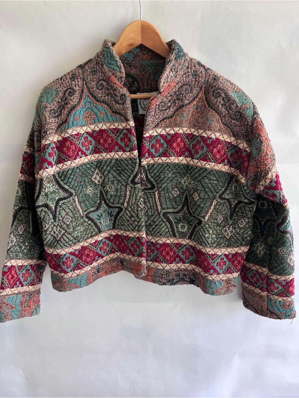 Vintage Sugar Street Weavers Tapestry Jacket Cottagecore